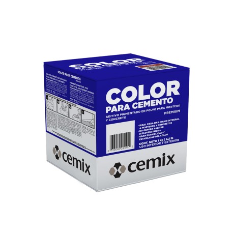 COLOR P/CEMENTO CAFE 1 KG CEMIX