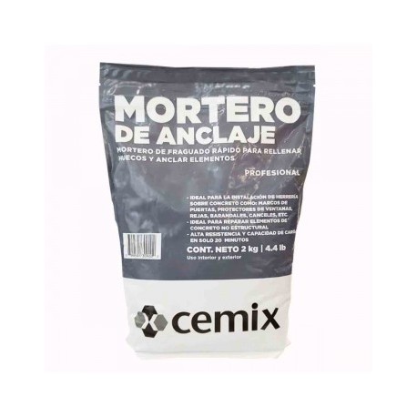 MORTERO DE ANCLAJE CEMIX 2 KG