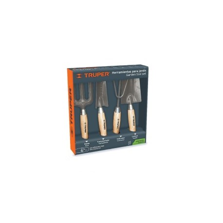 HERRAMIENTAS PARA JARDIN CON 4 PIEZAS TRUPER 15030