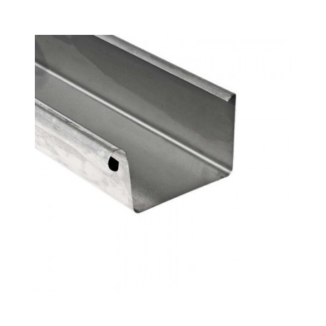 GOTERÓN PARA LOSA GALVANIZADO 4" X 2" X 8'