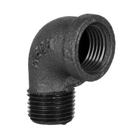 CODO NIPLE NEGRO 1/2" X 90 GRADOS