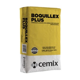 BOQUILLA COLOR ROJO CON ARENA 10 KILOGRAMOS CEMIX