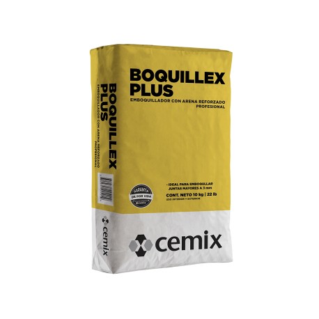 BOQUILLA COLOR NEGRO CON ARENA 10 KILOGRAMOS CEMIX