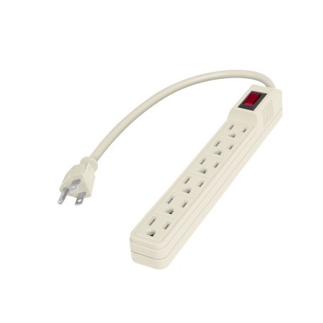 MULTICONTACTO BLANCO 6 TOMAS No. 47188