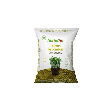 HUMUS DE LOMBRIZ 2 KG No. 024 HORTAFLOR