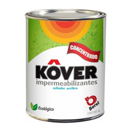 IMPERMEABILIZANTE SELLADOR ACRÍLICO BEREL KOVER...