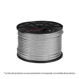 CABLE ACERADO 3/16 PULGADA 75 METROS FIERO 44206