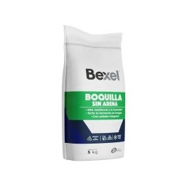 BOQUILLA SIN ARENA BEXEL COLOR GRIS PERLA 5 KG