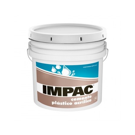 CEMENTO PLASTICO ACRILICO 3.78 LITROS IMPAC