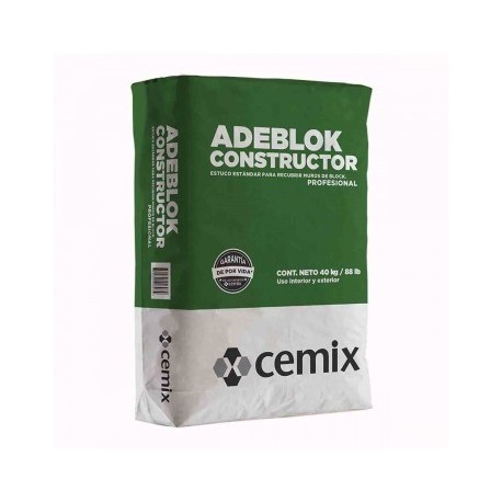 ESTUCO CONSTRUCTOR BLANCO 40 KILOGRAMOS CEMIX