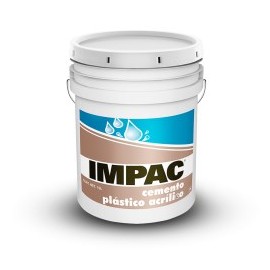 CEMENTO PLASTICO ACRILICO 19 LITROS IMPAC