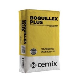 BOQUILLA COLOR ACERO CON ARENA 10 KILOGRAMOS CEMIX