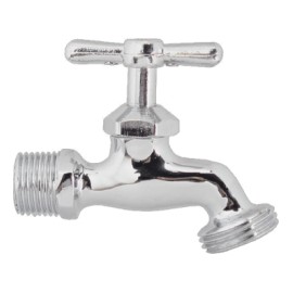 LLAVE JARDIN CROMO 1/2" No. 2