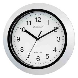 RELOJ DE PARED 10" PLATA