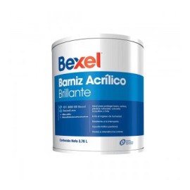 BARNIZ ACRÍLICO BRILLANTE BEXEL 4L