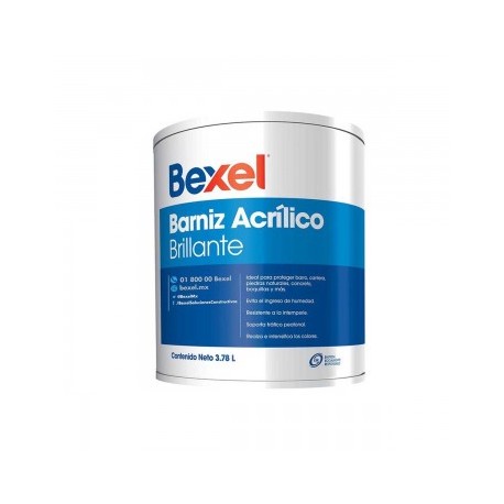 BARNIZ ACRÍLICO BRILLANTE BEXEL 4L