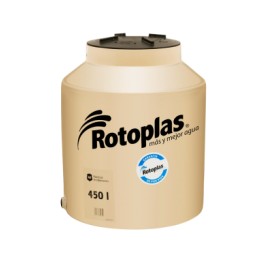 TINACO ROTOPLAS 450L CON ACCESORIOS