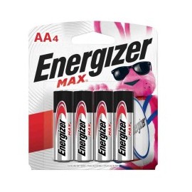 PILA ENERGIZER ALK MAX "AA" No. E91BP-4