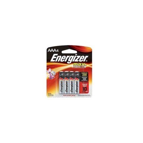 PILA ENERGIZER ALK MAX "AAA" No. E92BP-4