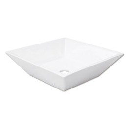 LAVABO CUADRADO BLANCO 39.5X24X12 CENTIMETROS...