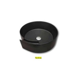 LAVABO REDONDO NEGRO 46X16 CENTIMETROS CASTEL...