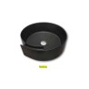 LAVABO REDONDO NEGRO 46X16 CENTIMETROS CASTEL...
