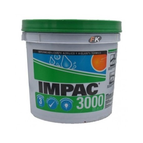 IMPERMEABILIZANTE 3000 CON FIBRA IMPAC 3.78 LT