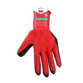 GUANTES DE NYLON NEGRO CON NITRILO MEDIANOS BYP...