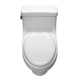 SANITARIO AVA COLOR BLANCO CON ASIENTO ONE-PIECE