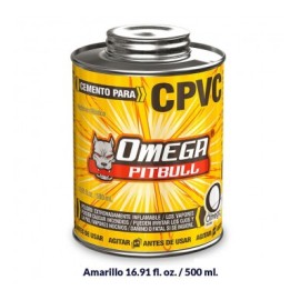 CEMENTO PARA CPVC OMEGA PITBULL 500ML No. CPVC1125