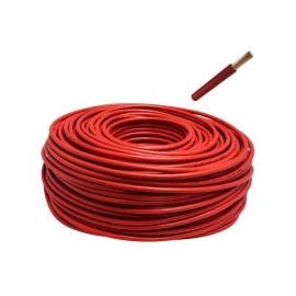 CABLE THHW C-10 ROJO CARRETE 500 METROS No....